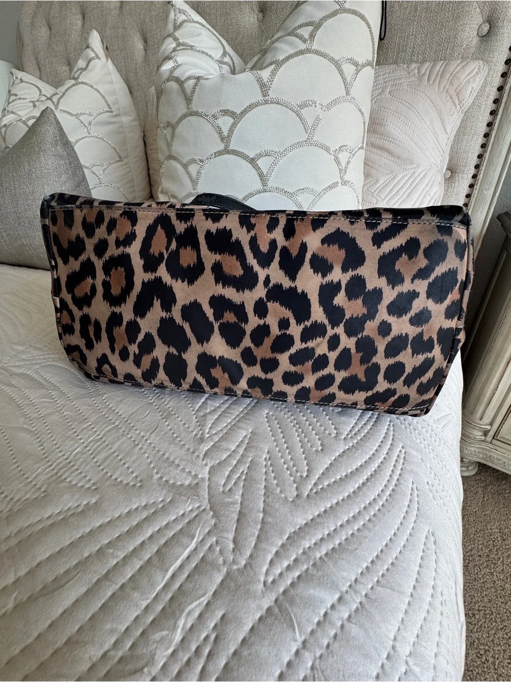 kate spade Leopard Print Tote in Brown & Black